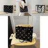 Elegant Canvas Shoulder Bag For Women Spacious 2023 Fashion Floral Tote
