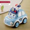 2024 Q-Meng Kids' Press-and-Go Cartoon Slide Cars - Ambulance & Police, Drop-Resistant, Educational Toys