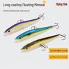 In-Stock Floating Minnow Long-Casting Lure: Hard Plastic Imitation Bait for Bass and Culter Fishing