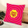 Abstract C-Chupa C-Chups Cushion Cover Soft Short Plush Pillow Cover Smooth Cozy Texture Aesthetic Cushion Case Home Decor