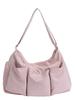Fashionable Large Capacity Tote Bag With Zipper Closure For Everyday Wear