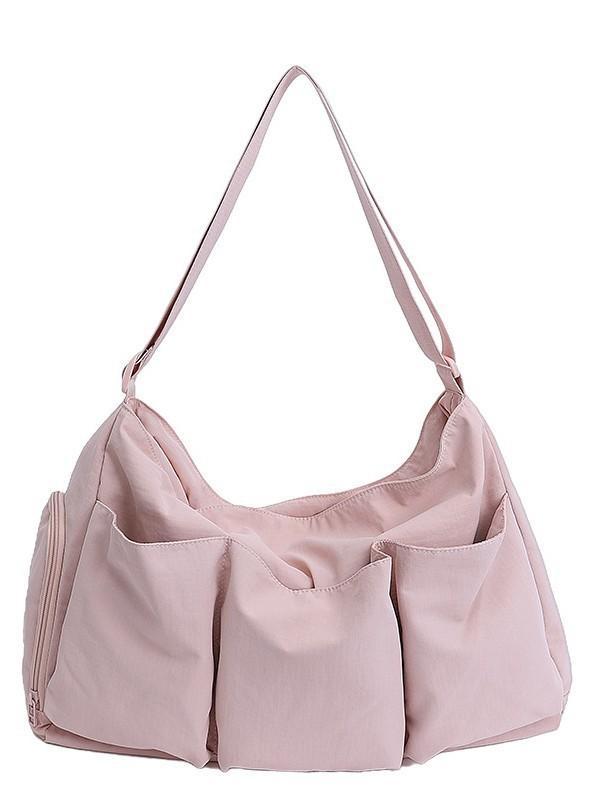 Fashionable Large Capacity Tote Bag With Zipper Closure For Everyday Wear
