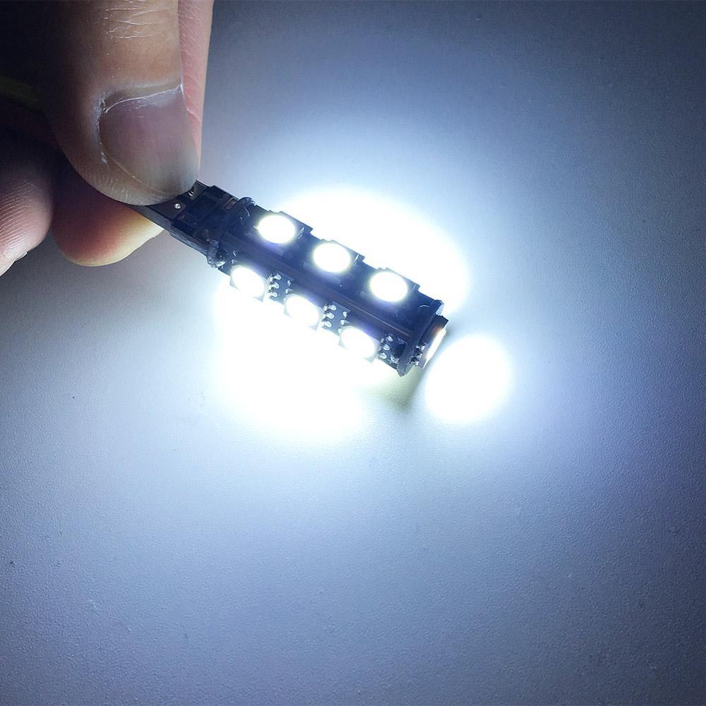 2X T10 W5W 5050 13SMD 9SMD White Interior Lights LED Car Light Wedge Reading Lamp Bulbs Super Bright DC 12V