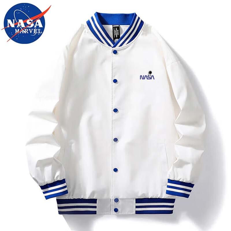 NASA MARVEL Men's Loose Fit Baseball Jacket