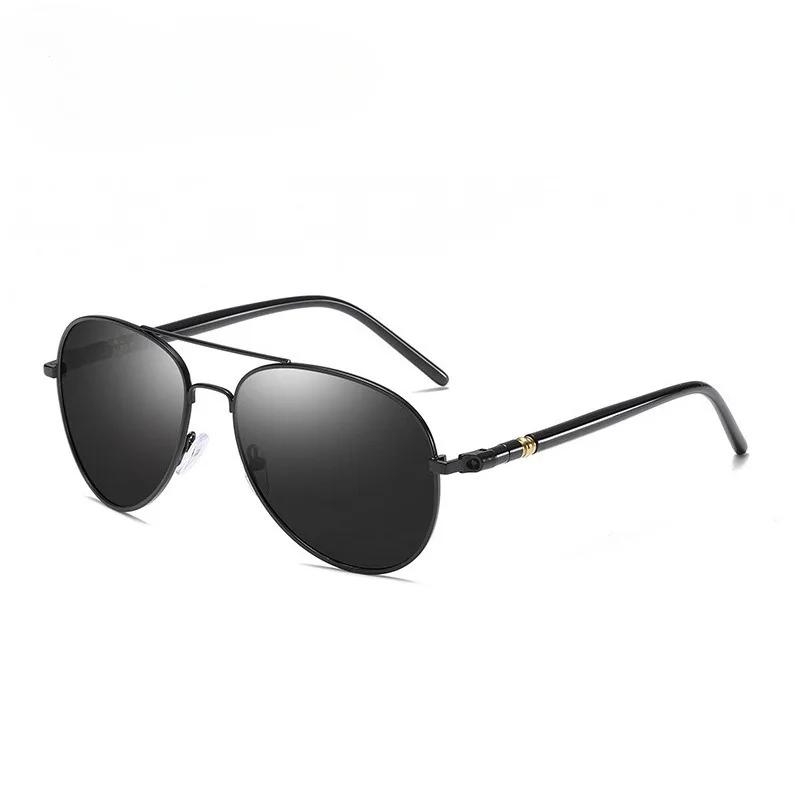 Luxurious Men's Sunglasses Driving Sun Eyeglasses for Men Women Brand Designer Style Male Classic Vintage Black Pilot Sunglasses UV400