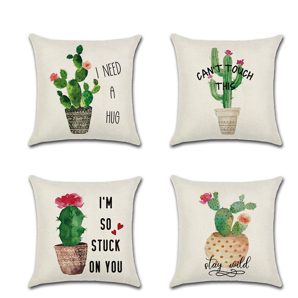 cactus pillow case