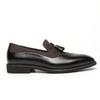Belgische Herren-Loafer, blaue Abendschuhe, stilvolle formelle Leder-Blazer, Tanzschuhe für Männer