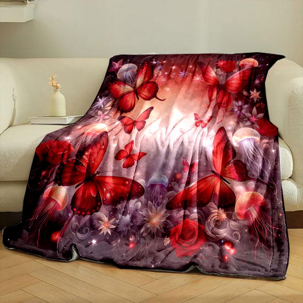 New Product! The Dream Is A Swarm of Butterflies Blanket Home Travel Camping for Adults and Kids Luxury Gifts Multi-Size