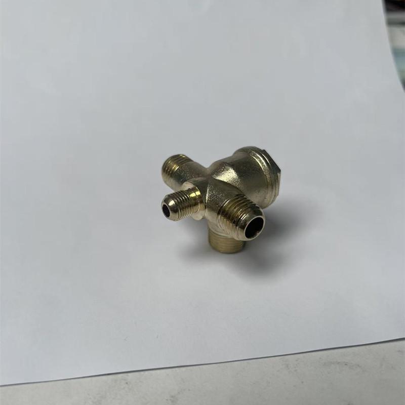 V-Type Dual Tube Check Valve, Non-Return Valve for Direct Drive 5P Air Compressor Pump Parts