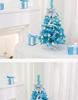 Mini Albero di Natale Blu Criptato - Ornamento da Scrivania 45cm/60cm