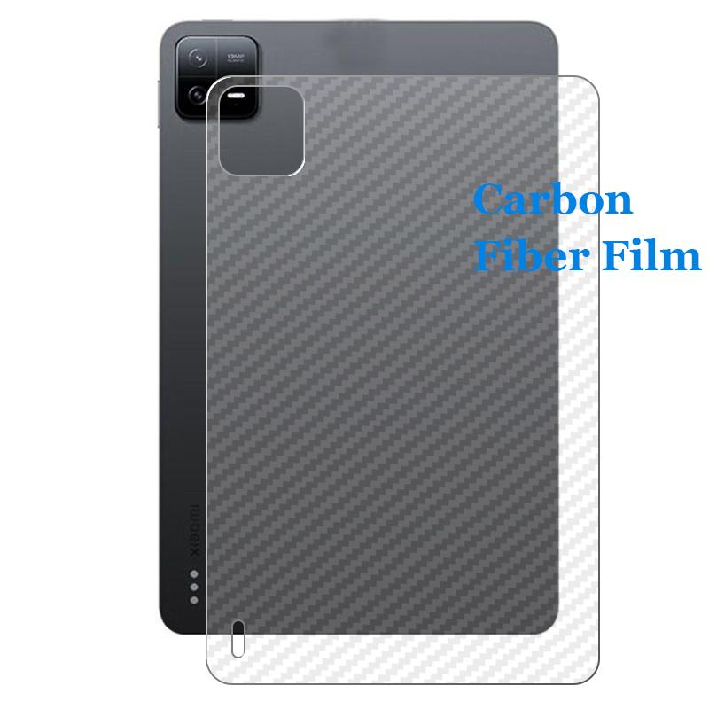 

Для Xiaomi Pad 6 Pro 6pro Max 3D прозрачное углеродное волокно матовая задняя пленка против отпечатков пальцев защитная пленка для экрана (Не стекло)
