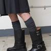 kuho plus Ribbed Knee Socks Ash (KE58KTM014)