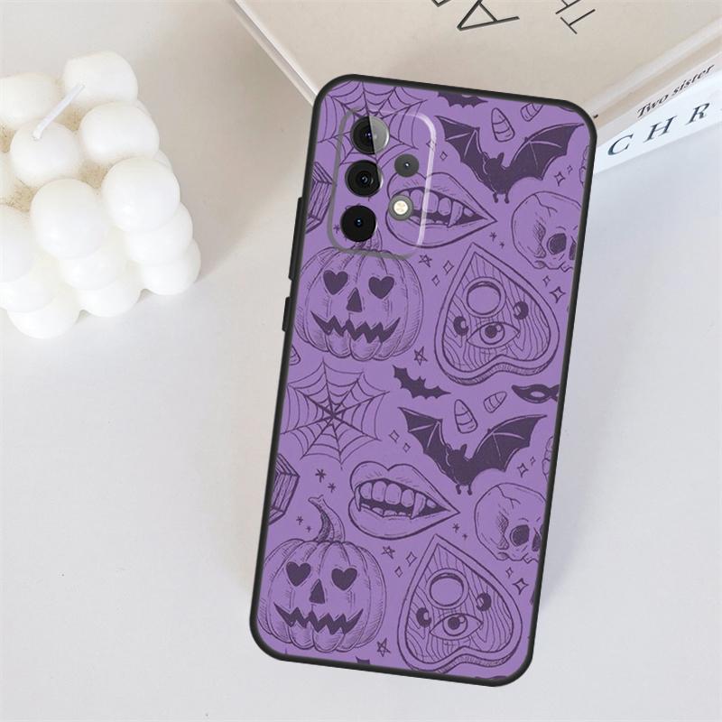 Gothic Halloween For Samsung Galaxy A05 A06 A16 A26 A54 A34 A14 A22 A32 A52 A55 A35 A15 A53 A13 A36 A56 Case