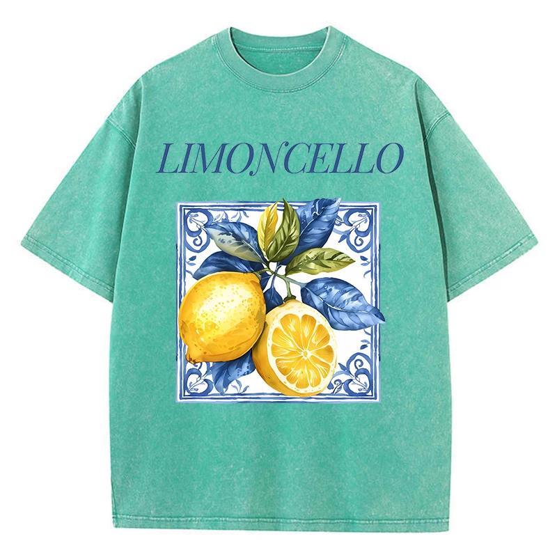 Printet Vasket T-shirt Herre Bomulds T-shirt Rund Hals Behagelig Streetwear Herre Afslappet Sommerbeklædning