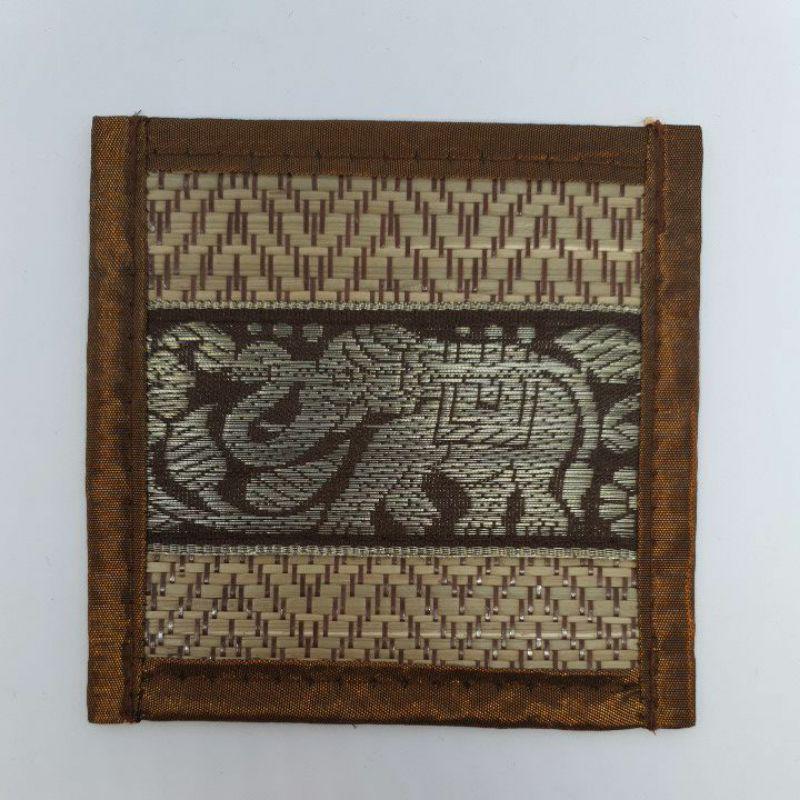 Elefantmattor Dryckunderlägg Thai silkesrörsmattor Matbordsunderlägg Souvenirpresent Present Handgjorda hantverk