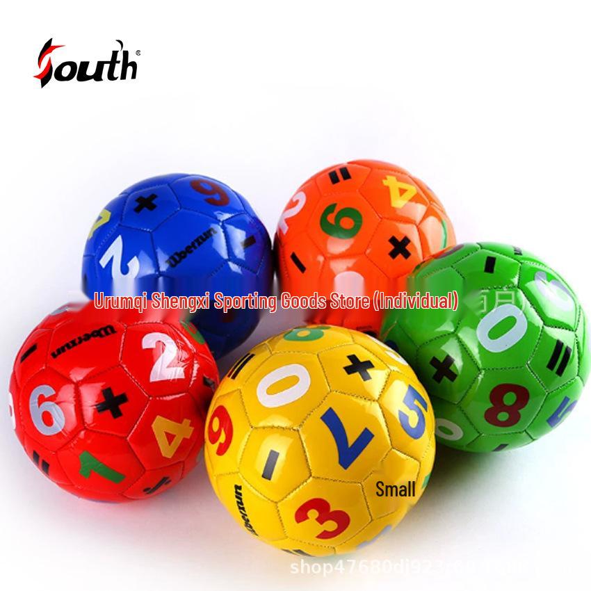 Ballon de Football Taille 2 Durable Cousu à la Machine pour Enfants de l'École Primaire - Parfait pour l'Entraînement et les Matchs