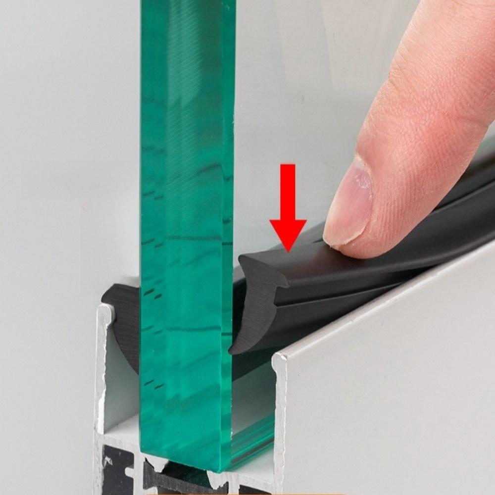 10metrů/sada Těsnicí lišta typu drážky pro dveře a okna Vyplňte drážku na karty