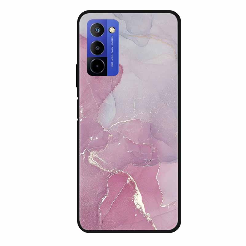 Für Wiko 10 Hülle Marmor 6,75" TPU Weiches Silikon Rückseite Handyhülle für Wiko 10 Wiko10 Coque Cartoon Antischock Stoßfest Funda
