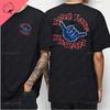 Hawaiian Style Mens Casual Tshirt Island Hanging Pine Shaka Surfboard Mens and Womens White Cotton Tee Retro Beach Surf Tops
