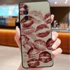 Black Red Lips Kiss Phone Case For Motorola Edge 60 50 40 Pro 60 50 40 30 Ultra Neo Fusion Moto G Play G Stylus G Carcasas