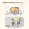 Licheers 316 Stainless Steel Baby Food Bowl Set