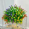 Mehrfarbige Künstliche Eukalyptusblumen Plastik-Eukalyptus-Strauß Innendekoration