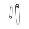 Safety Pin 5 Sizes Silvery 24 Pieces