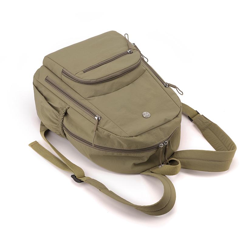 Leichter, wasserdichter Nylon-Rucksack Pendlerrucksack mit großer Kapazität für Damen