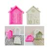 House Shape Silicone Mold Christmas Home Letter Candle Mold Dinner Wax Silicone Candle Mould Christmas Home Decoration