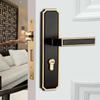 Modern Pure Copper Anti-theft Mechanical Door Locks Interior Bedroom Silent Handle Gate Lock Hotel  Hardware Supplies