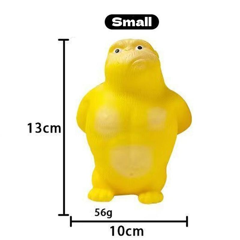Squishies Gorilla PU Slow Rising Soft Decompression Doll Toy Animal High-Elastic Stretchable Kawaii Squeeze Toys for Kids Adult