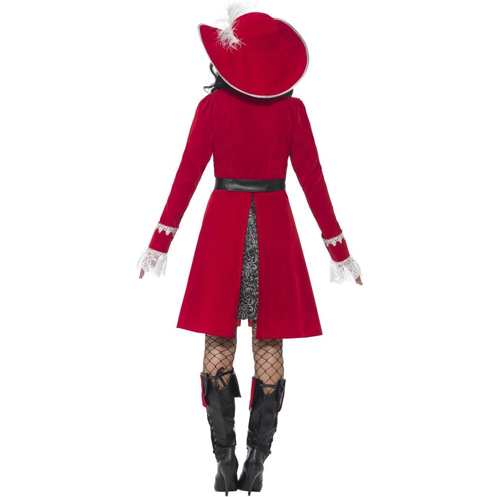 Smiffys Womens/Ladies Deluxe Authentic Captain Costume Set