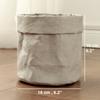 Retro Kraft Paper  Flower Basket Desktop Makeup Washable Fabric Storage Basket Flower Pot Cover Pen Holder Home Supplies