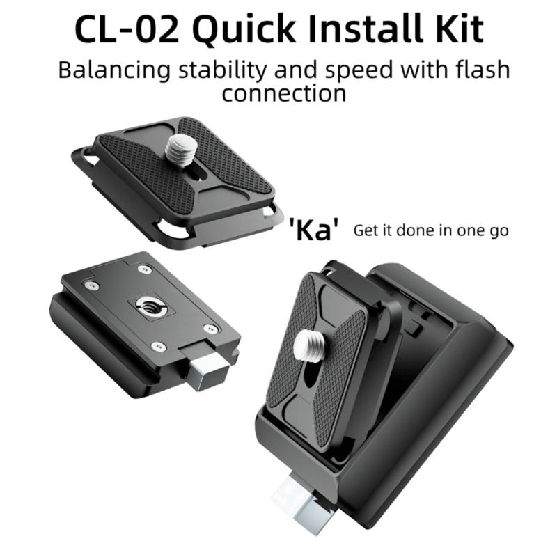 Universal Camera Mounting System Fast Angle Lock Mechanism Full Enclosure Structure For Equipment Safety Smooth Switching