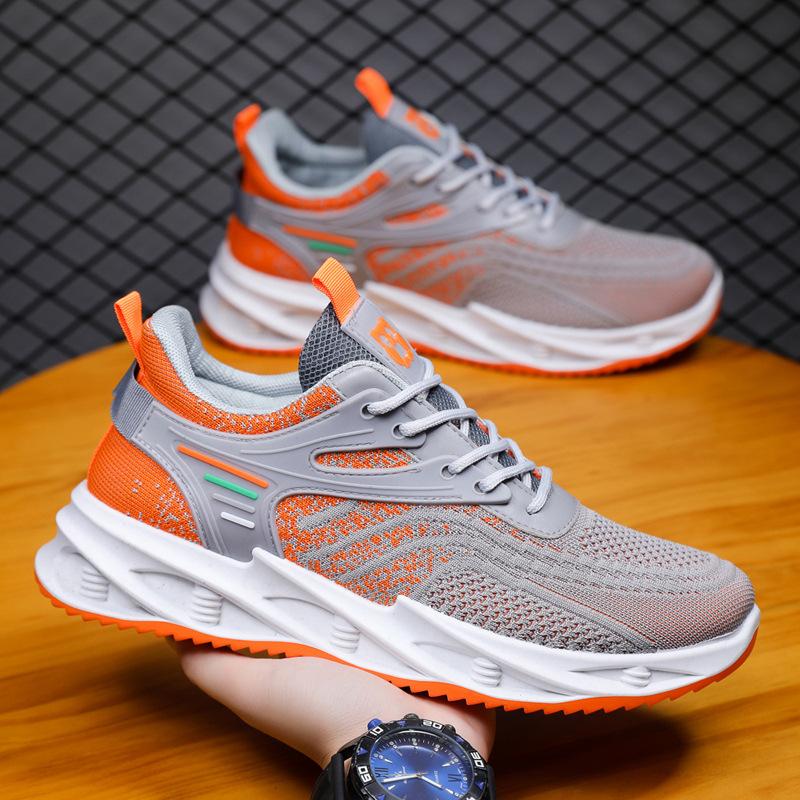 Shoes Men's 2025 Summer New Fashion Korean Version Trend Versatile Casual Sports Shoes Mesh Breathable Trendy Shoes