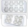 6/12pcs Thickened Glass Chinese Vacuum Cupping Set Acupuncture Massage Cup Therapy Explosion-proof Glass Cupping Gift Set