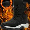 Men’s Winter Snow Boots Women Waterproof Hiking Boots Unisex Durable Outdoor Boots