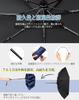 Folding Umbrella with Automatic Full Light UV Light Heat Rainy Season 8 Storage Pouch Included One-Touch Open/Close, Large, Men's Parasol, Blocking,