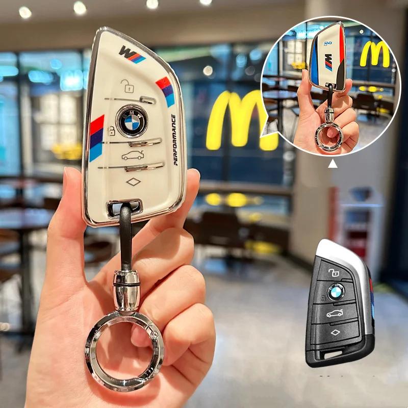 Car Sticker Hot 2025 Car Remote Key Case Cover Shell For BMW 1 2 3 5 7 Series X1 F48 X3 G20 X4 X5 G05 X6 F16 M40i M440i G02 G31