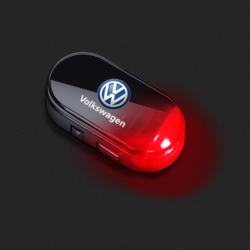 Für VOLKSWAGEN VW Solar kabellose Alarmlampe Autozubehör für Volkswagen Tiguan Vw Gti Touran Golf Polo Passat B5 B6 B7 T4 T5