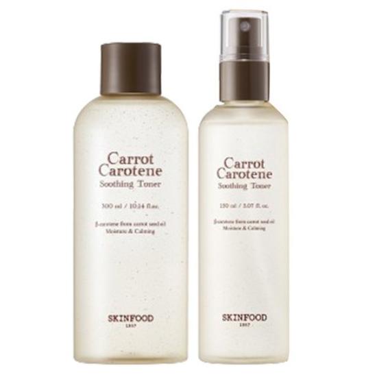 SKINFOOD Carrot Carotene Soothing Toner Set (300ml + 150ml, 1 set)