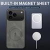 For iPhone 18 Pro Max/18Pro Case Simple Stylish Magnetic Suction Luxury PU Leather Skin-friendly Anti-drop Cover For iPhone18Pro