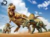 Yamasan Prime 3D Discovery Tyrannosaurus Triceratops Finished 61 X 46 Cm 500 Pieces Vs. 10329, Size /