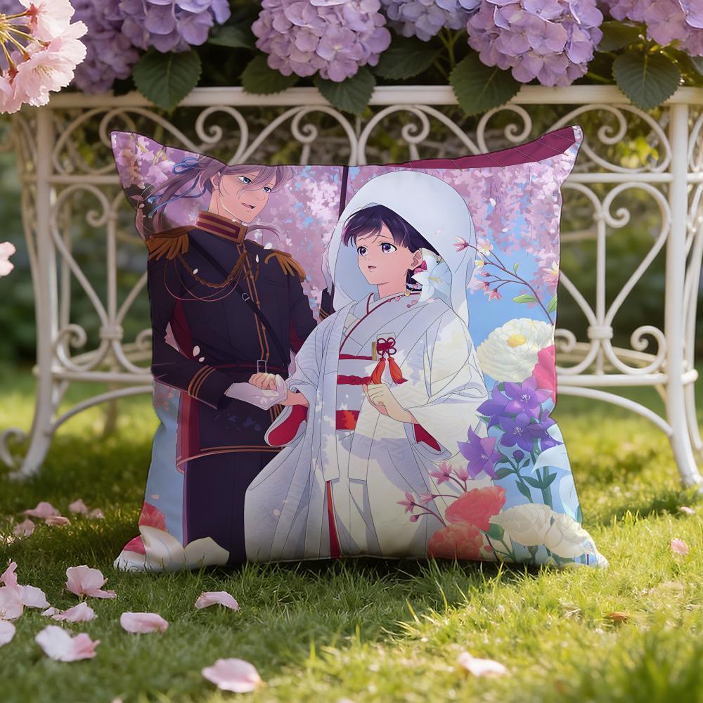 Anime My H-Happy M-Marriage Cushion Cover Home & Car Dual-Scene Pillow Cover: Reversible for Premium Comfort