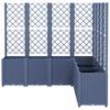 Planter with Trellis Blue Grey 160 X 160 X 140 Cm PP