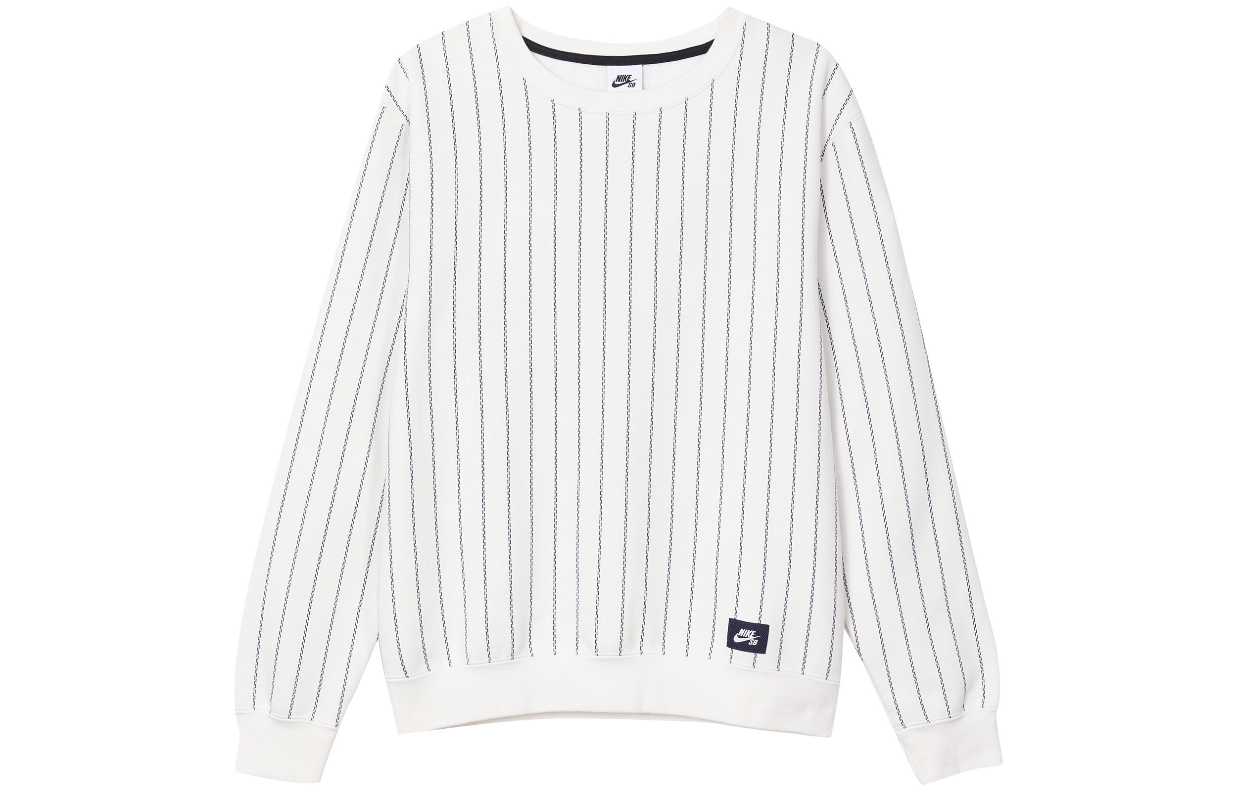Nike Sweatshirts Unisex White Crew Neck Moderate Regular DH2637-133 XL