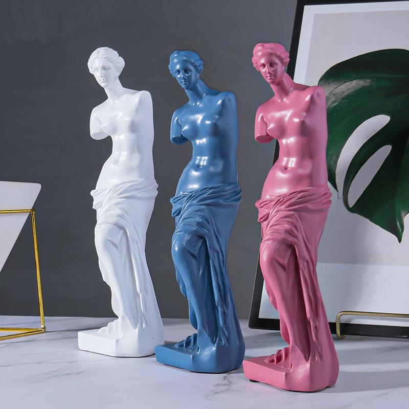 Nordic Venus Resin Sculpture for Living Room Decor