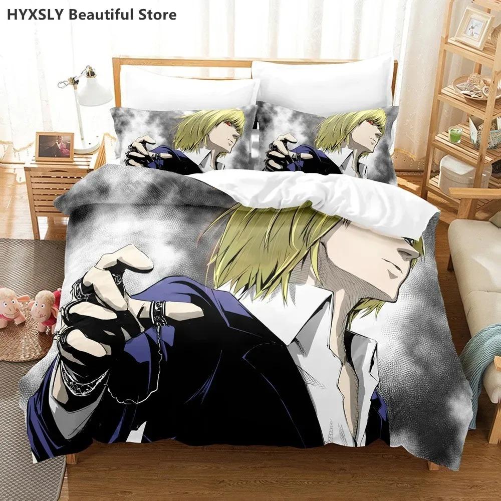 Hunter X Hunter 3D Bedding Set Japanese Anime Twin Queen King Quilt Cover Pillowcases Polyester For Boys