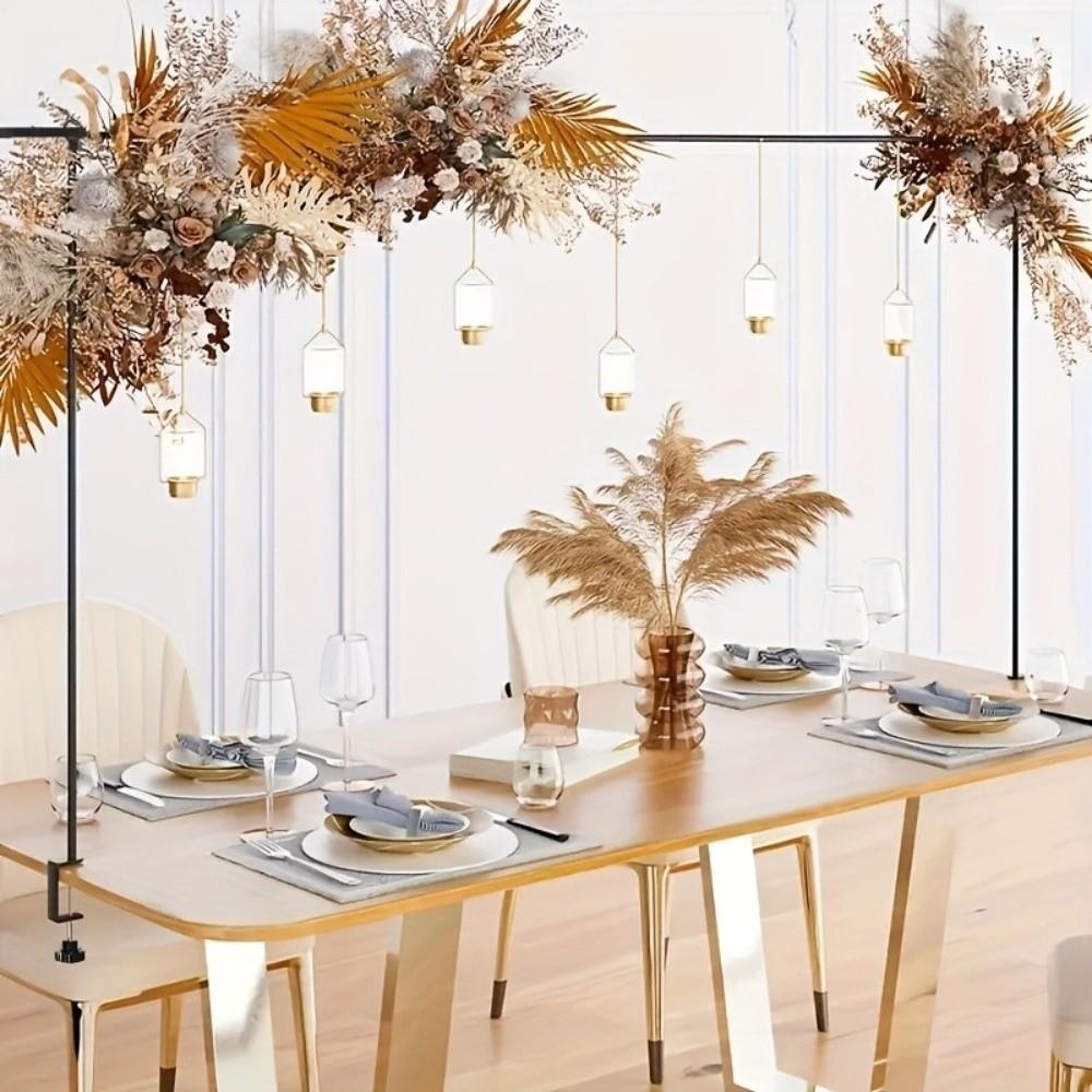 with Clamps Balloon Arch Stand Adjustable Length Desktop Arch Frame  Wedding Party Decor