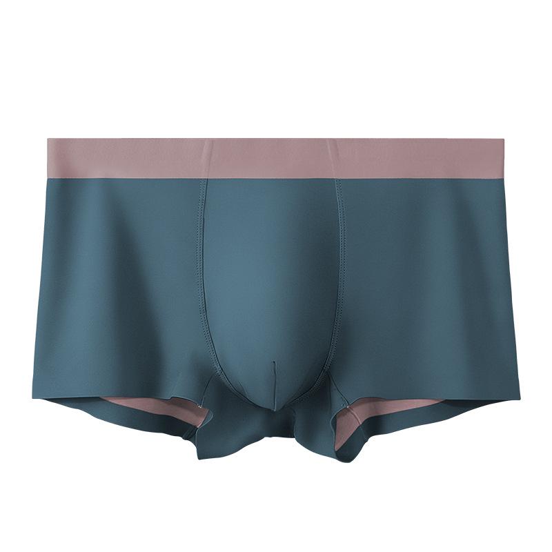 

Мужские удобные модальные бесшовные летние боксеры-брифы - дышащие, тонкие, спортивного стиля. XL